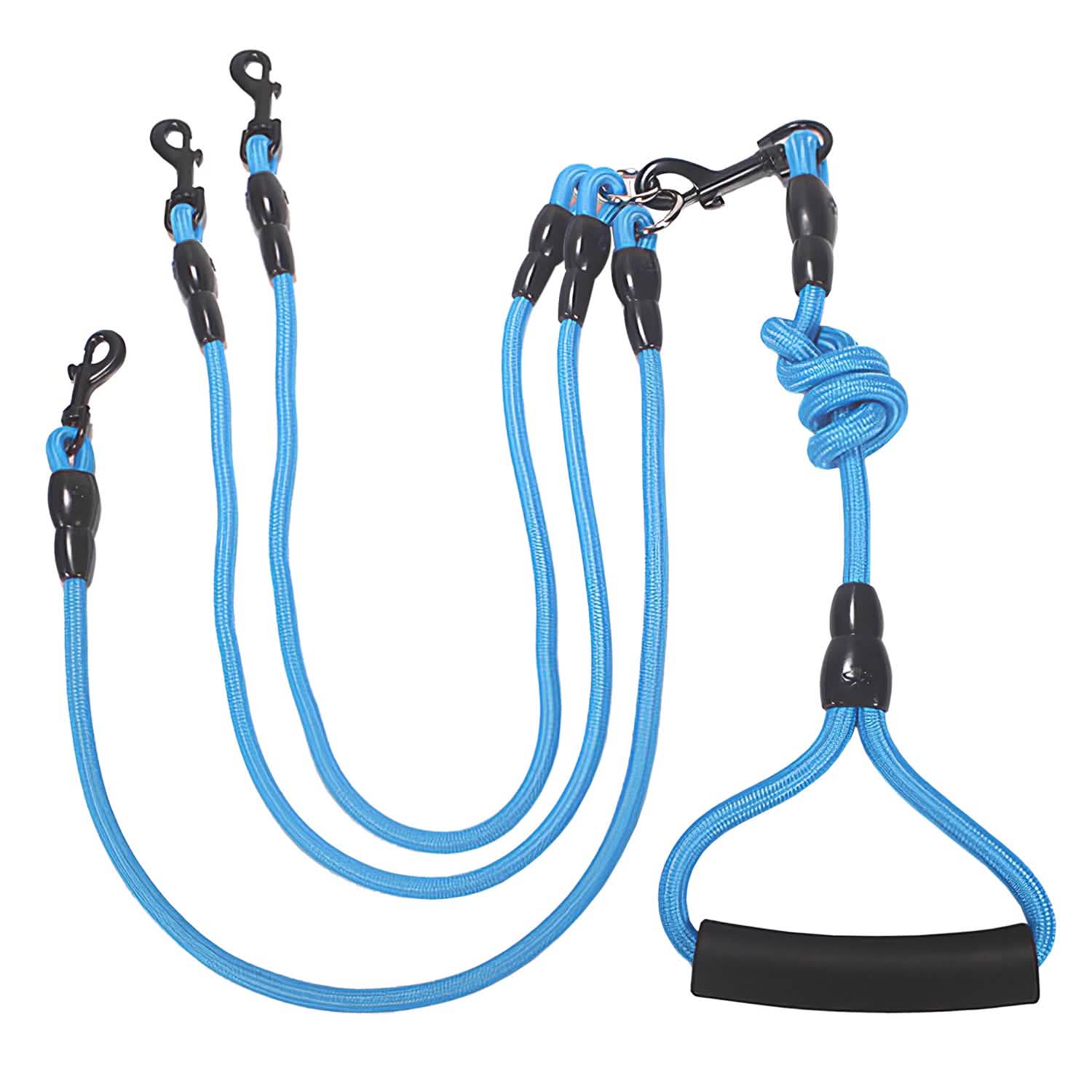 3 Dog Leash Traction Rope Walking Training Lead with Padded Handle Pet Supplies - Tophatter Daily Deals