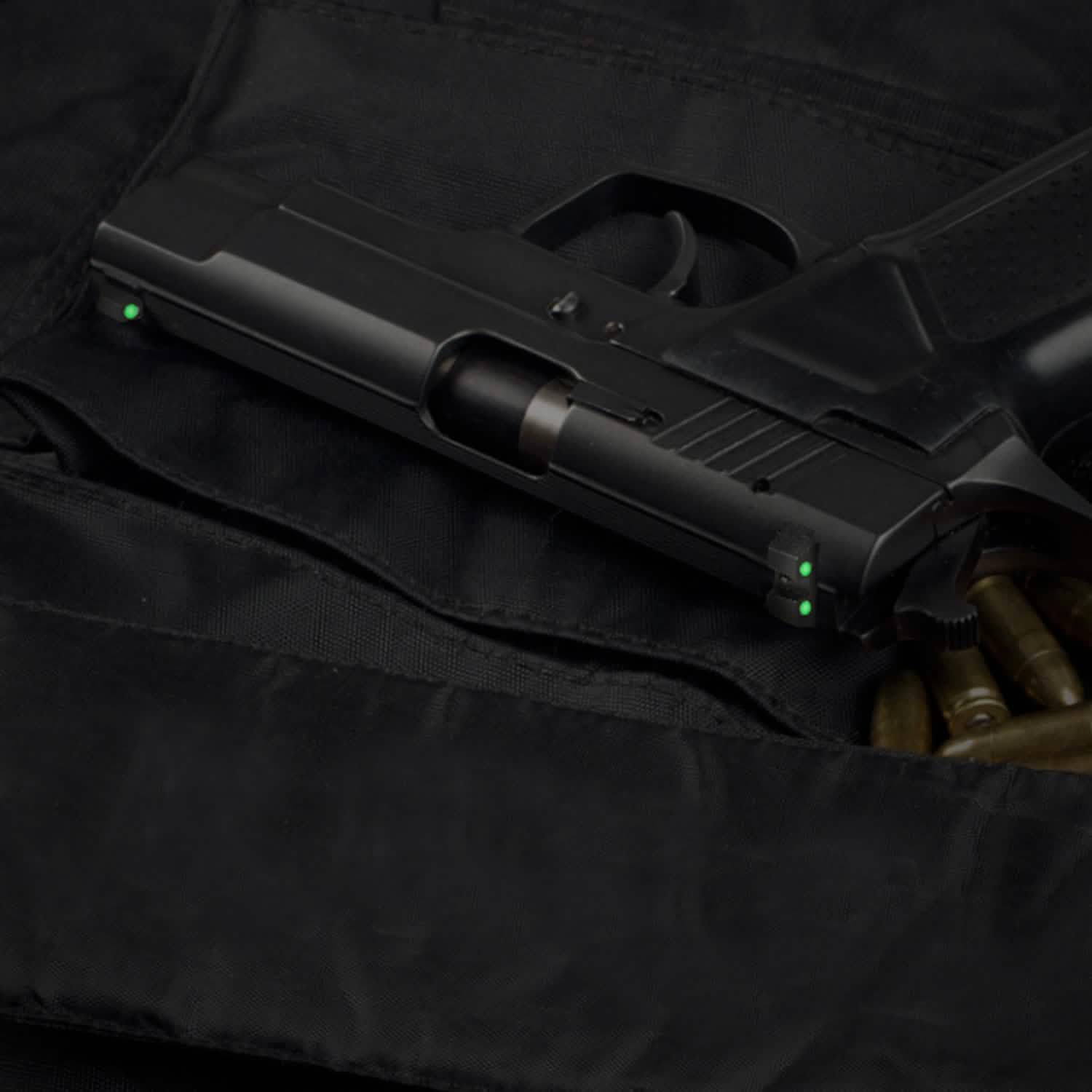 3-Dot Green Gun Night Sight Set Tactical & Self Defense - Tophatter Daily Deals