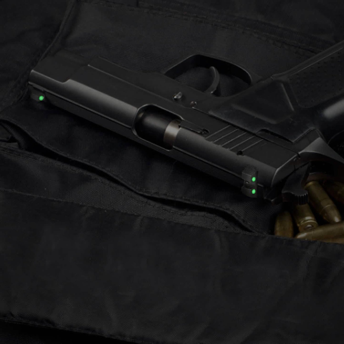 3-Dot Green Gun Night Sight Set Tactical & Self Defense - Tophatter Daily Deals