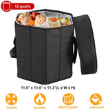 3 Gallon Collapsible Grocery Cooler Bag Seat Combo Outdoor Recreation - Tophatter Daily Deals