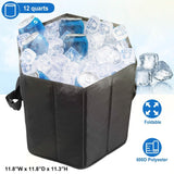 3 Gallon Collapsible Grocery Cooler Bag Seat Combo Outdoor Recreation - Tophatter Daily Deals