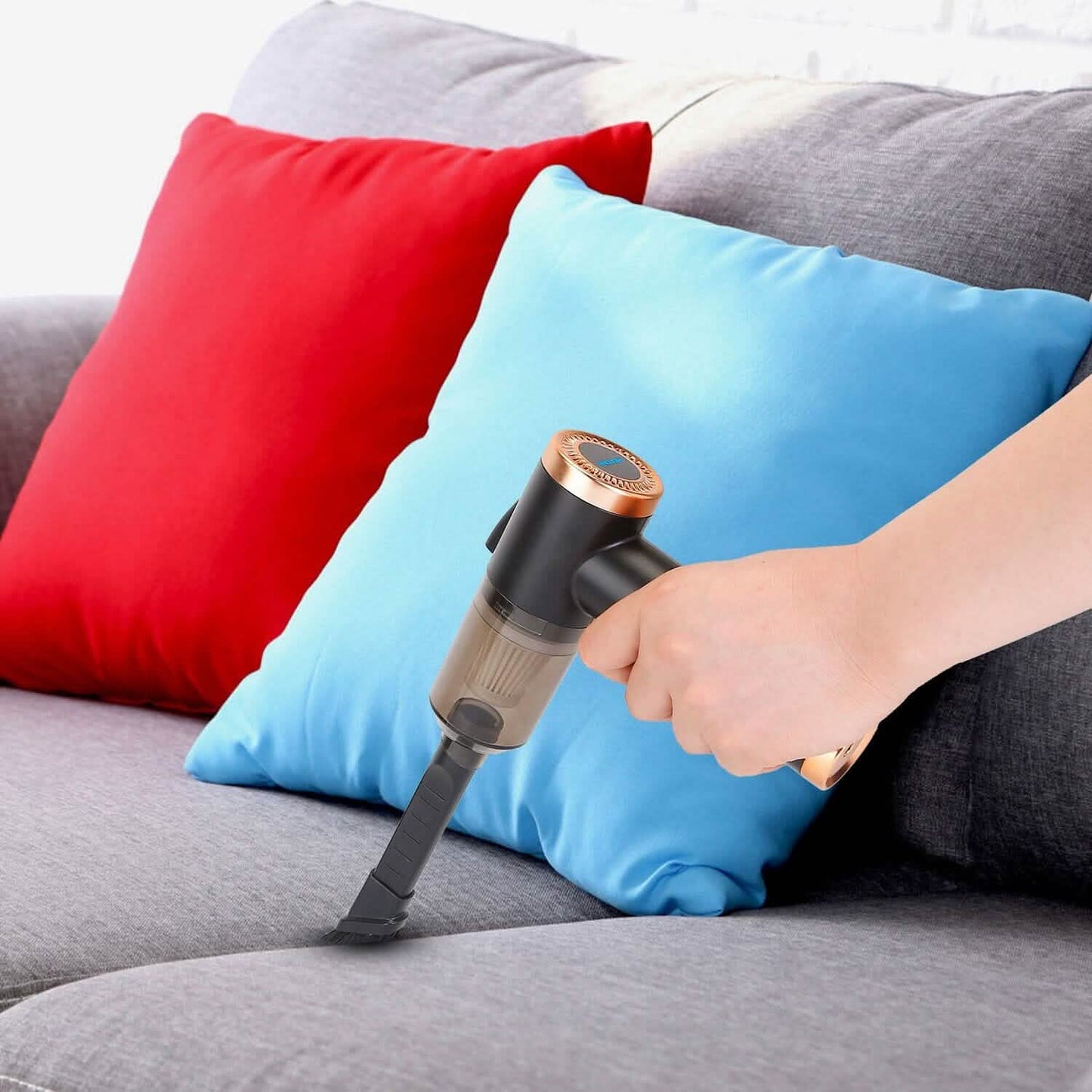 3-in-1 120W Portable Reachable Vacuum with Brush Nozzle Automotive - Tophatter Daily Deals