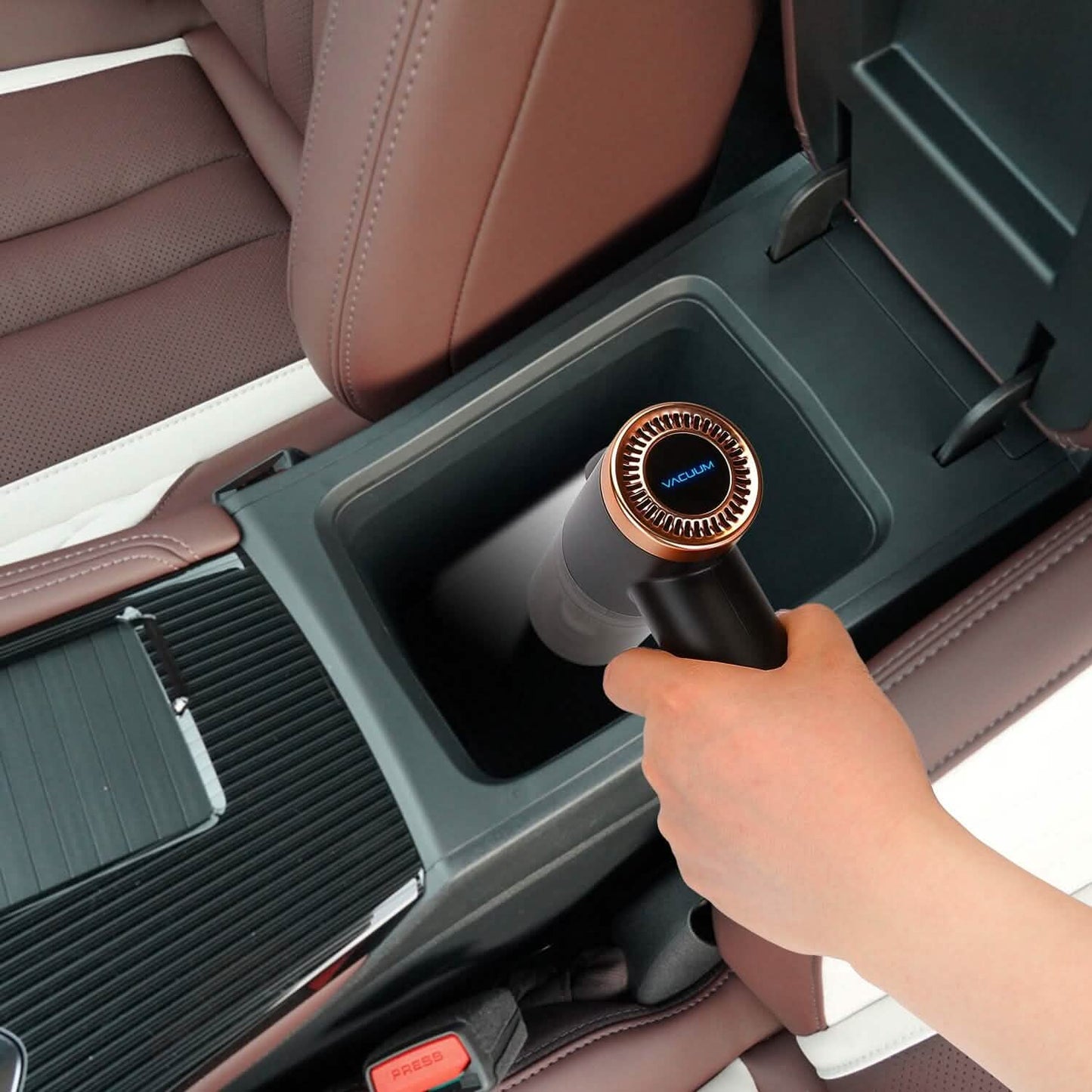 3-in-1 120W Portable Reachable Vacuum with Brush Nozzle Automotive - Tophatter Daily Deals