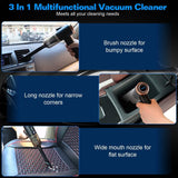 3-in-1 120W Portable Reachable Vacuum with Brush Nozzle Automotive - Tophatter Daily Deals
