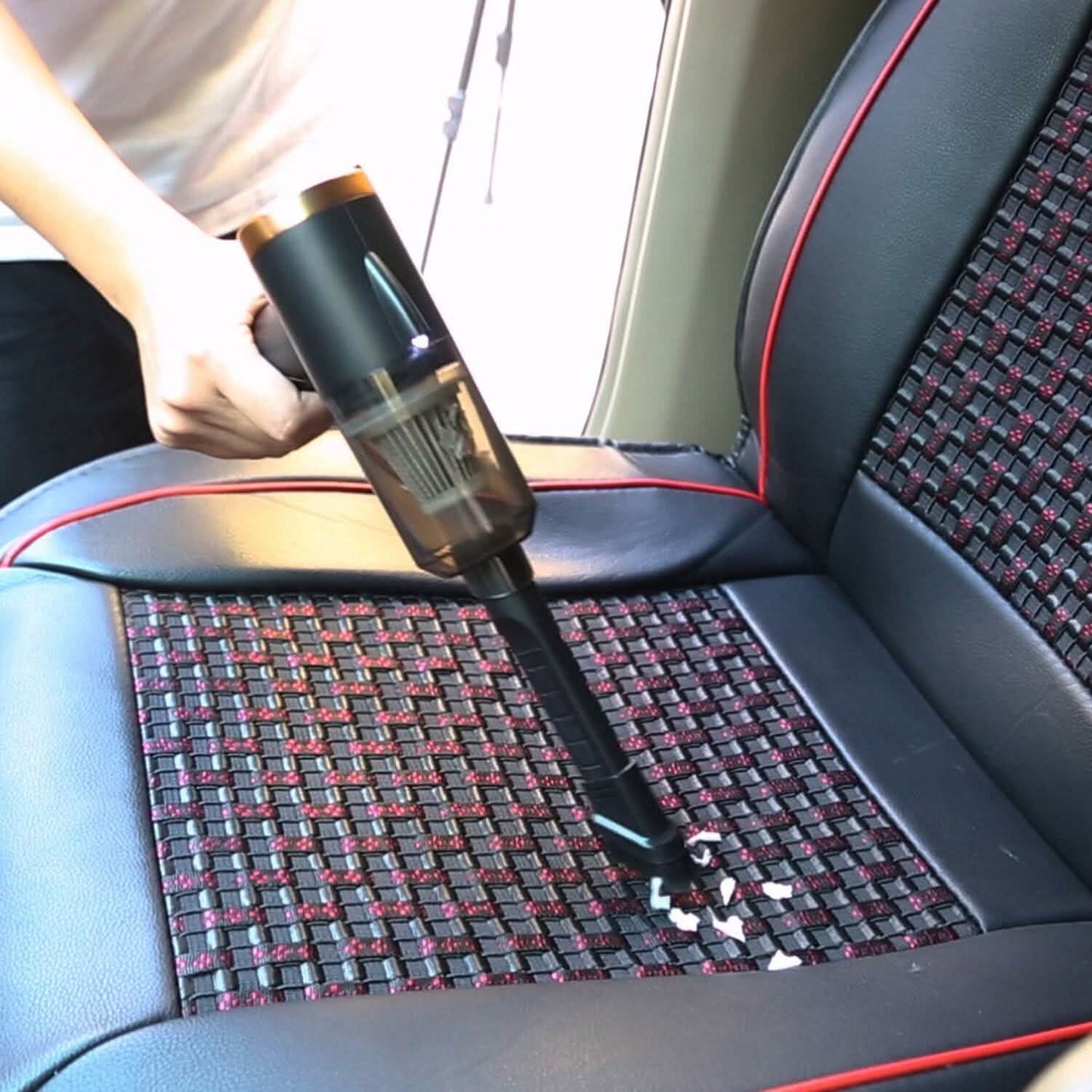 3-in-1 120W Portable Reachable Vacuum with Brush Nozzle Automotive - Tophatter Daily Deals