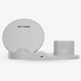 3 In 1 Wireless Charging Dock Station Desk Organizer - Tophatter Daily Deals