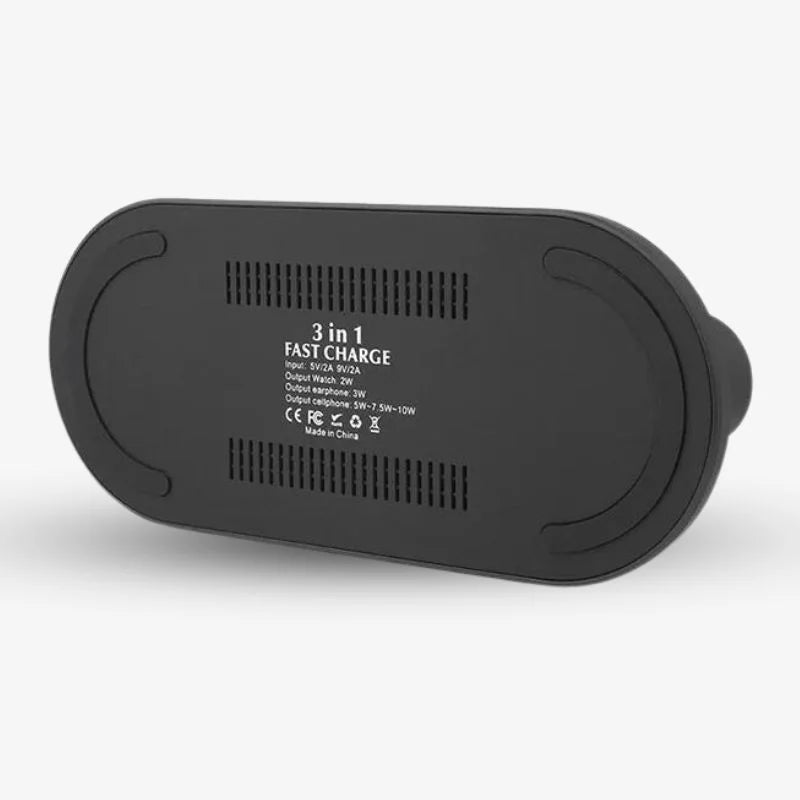 3 In 1 Wireless Charging Dock Station Desk Organizer - Tophatter Daily Deals