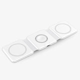 3 In 1 Foldable Charging Station Portable Travel Dock White - Tophatter Daily Deals