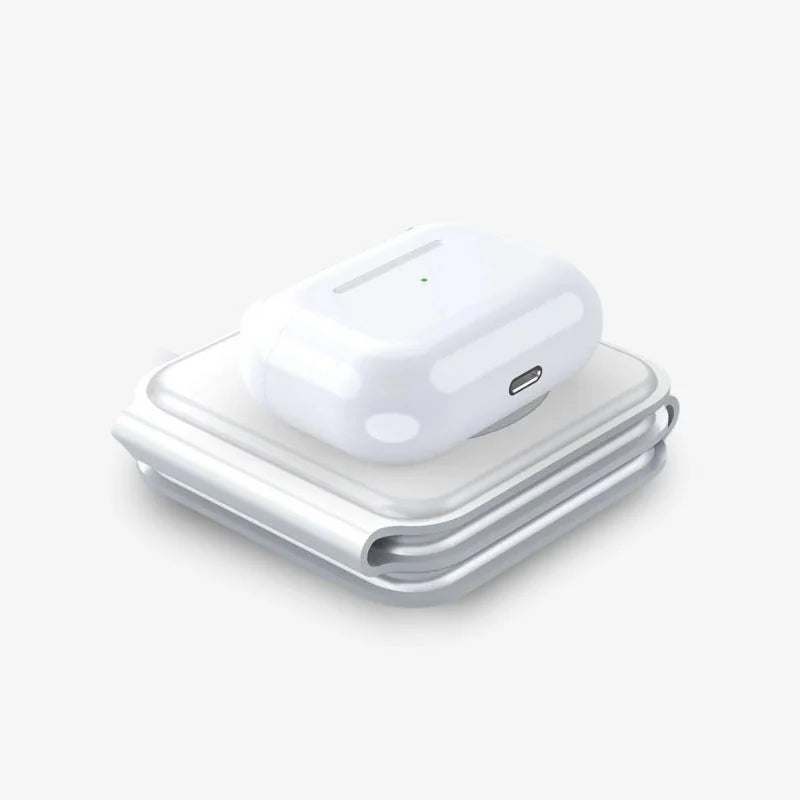 3 In 1 Foldable Charging Station Portable Travel Dock - Tophatter Daily Deals