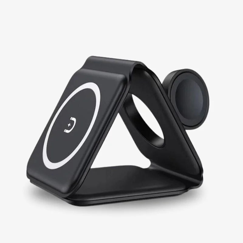 3 In 1 Foldable Charging Station Portable Travel Dock - Tophatter Daily Deals
