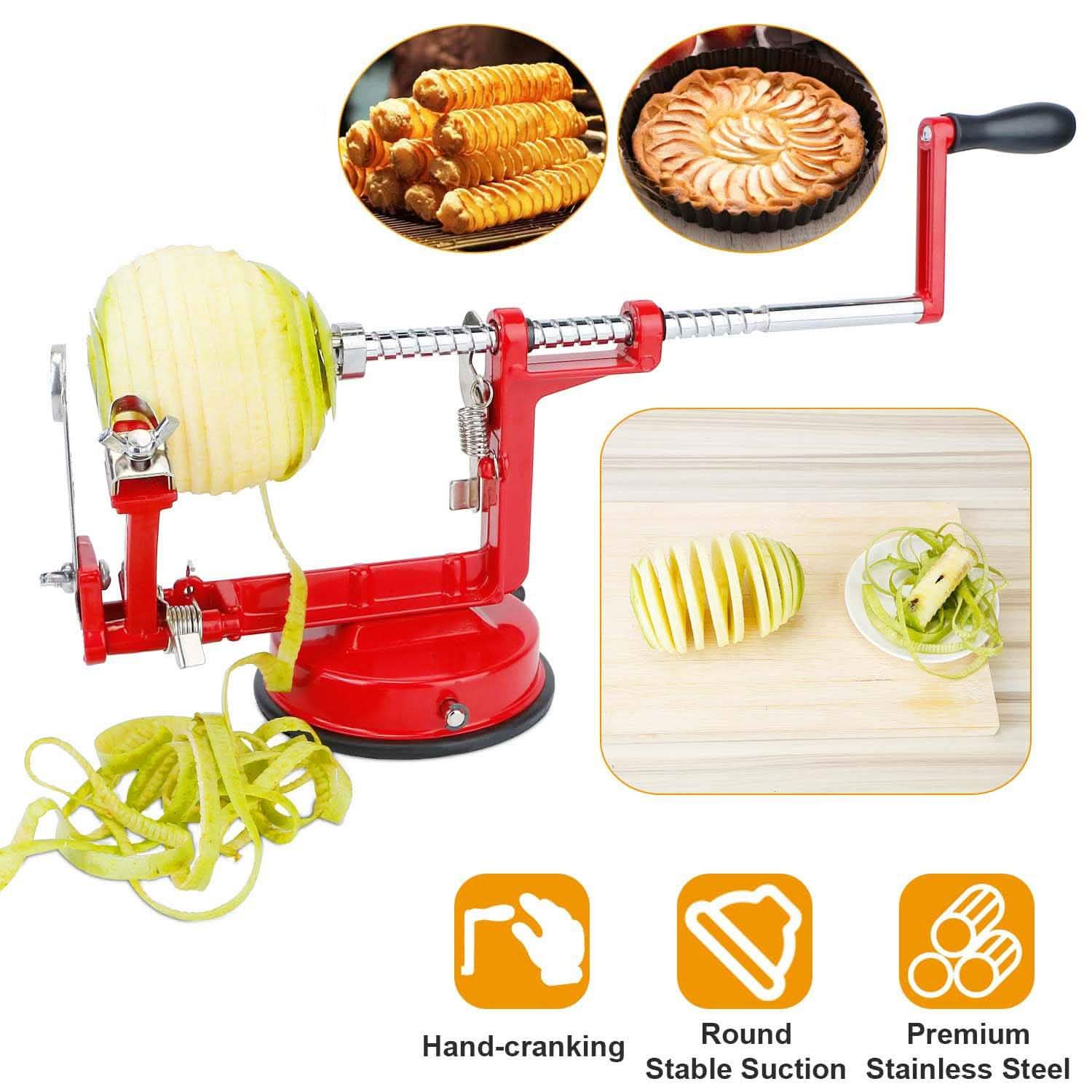 3-in-1 Apple Peeler Manual Rotation Kitchen Tools & Gadgets - Tophatter Daily Deals