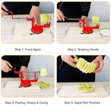 3-in-1 Apple Peeler Manual Rotation Kitchen Tools & Gadgets - Tophatter Daily Deals
