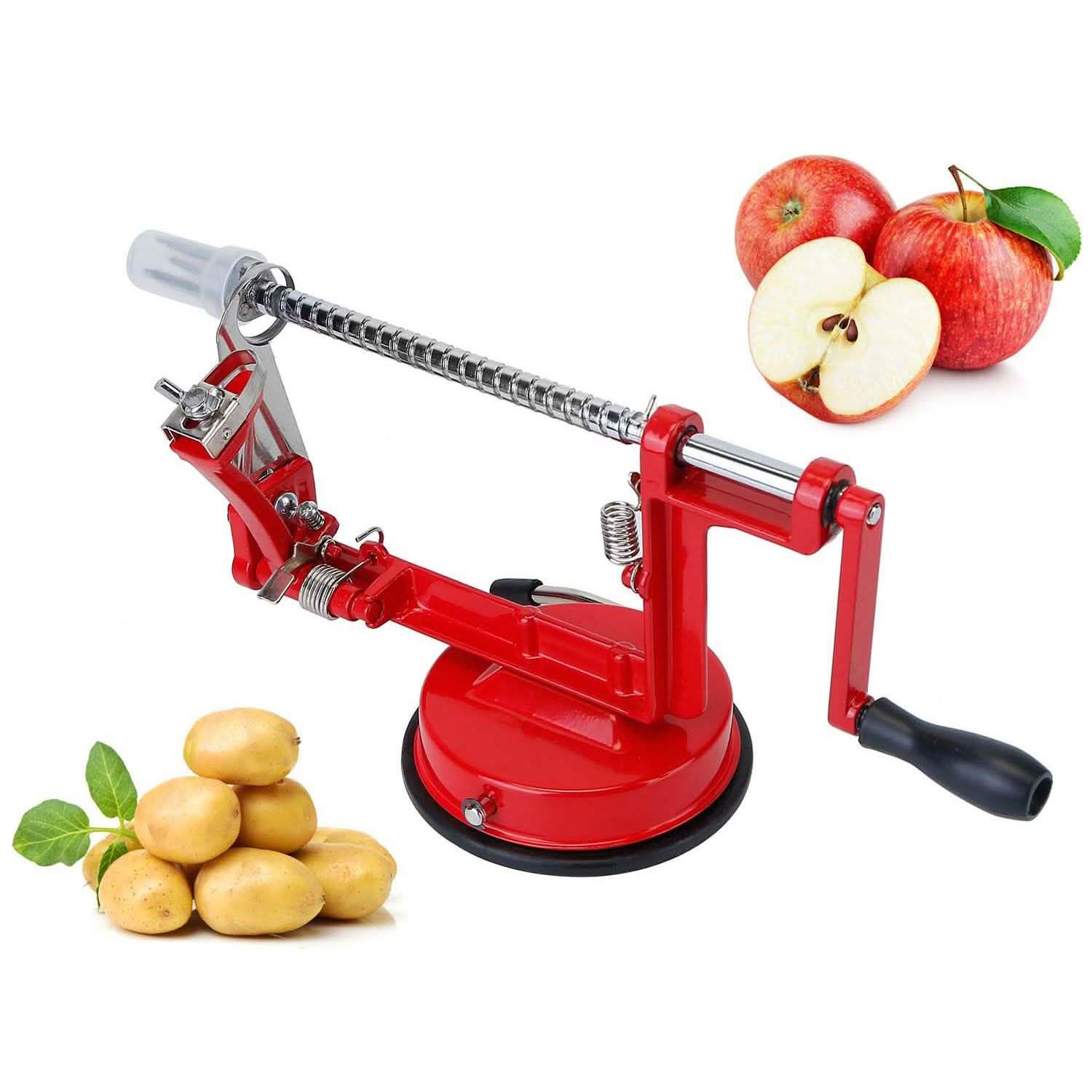 3-in-1 Apple Peeler Manual Rotation Kitchen Tools & Gadgets - Tophatter Daily Deals