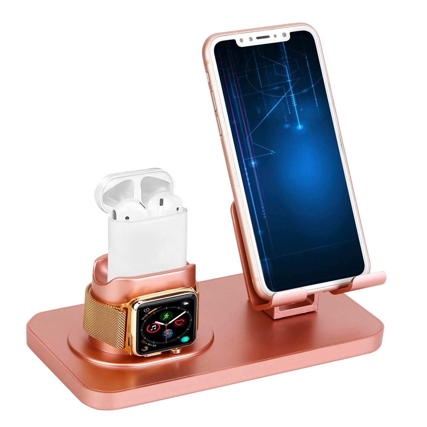 3-in-1 Charging Dock Station Phone Charger Stand Holder Mobile Accessories - Tophatter Daily Deals