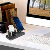 3-in-1 Charging Dock Station Phone Charger Stand Holder Mobile Accessories - Tophatter Daily Deals
