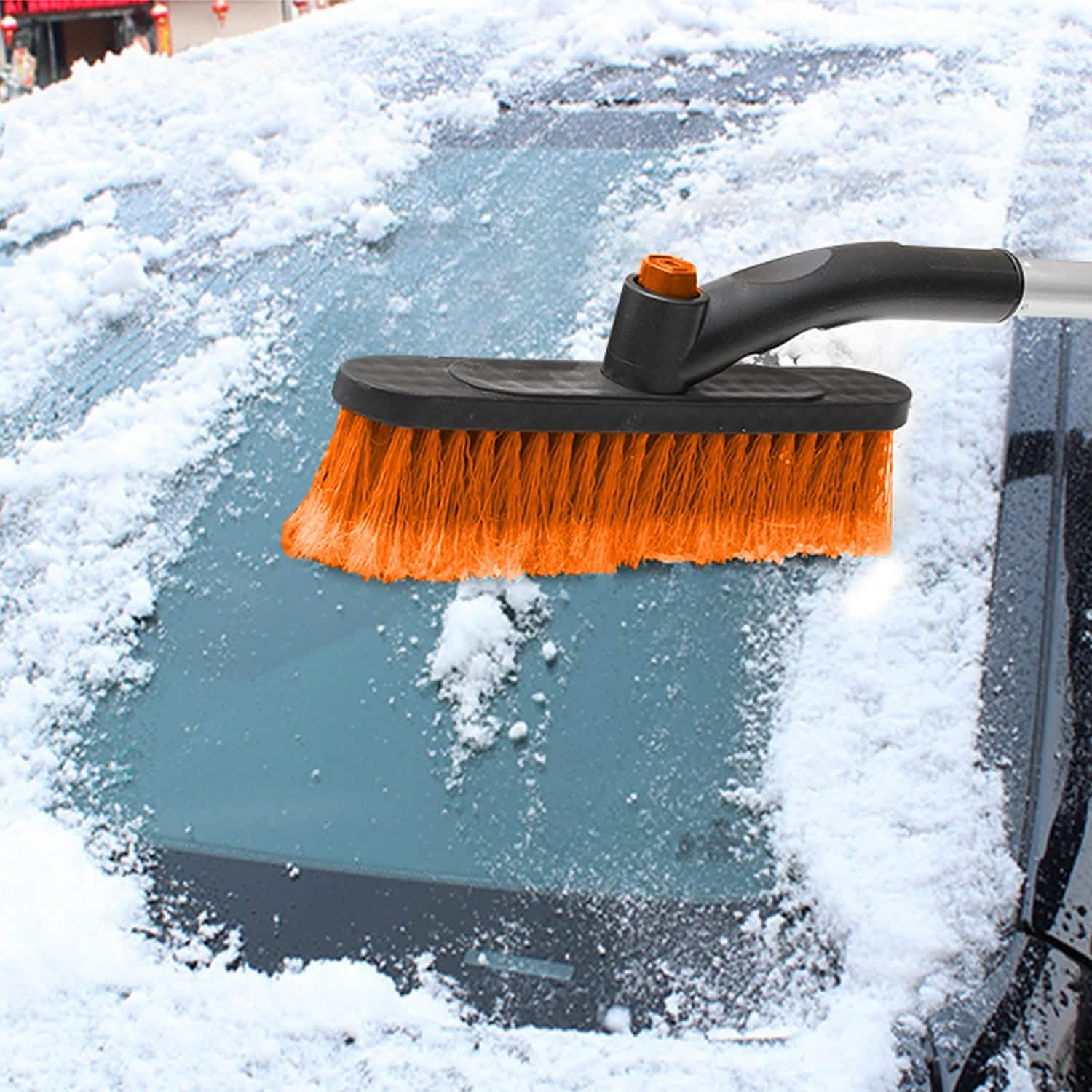 3-in-1 Extendable Windshield Ice Scraper Automotive - Tophatter Daily Deals