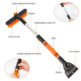 3-in-1 Extendable Windshield Ice Scraper Automotive - Tophatter Daily Deals
