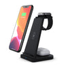 3-in-1 Foldable Fast Wireless Charging Stand Charging Station - Tophatter Daily Deals