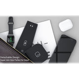 3-in-1 Foldable Fast Wireless Charging Stand Charging Station - Tophatter Daily Deals