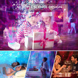 3-in-1 Galaxy Night Light Projector with Remote Control Indoor Lighting - Tophatter Daily Deals