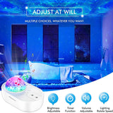3-in-1 Galaxy Night Light Projector with Remote Control Indoor Lighting - Tophatter Daily Deals