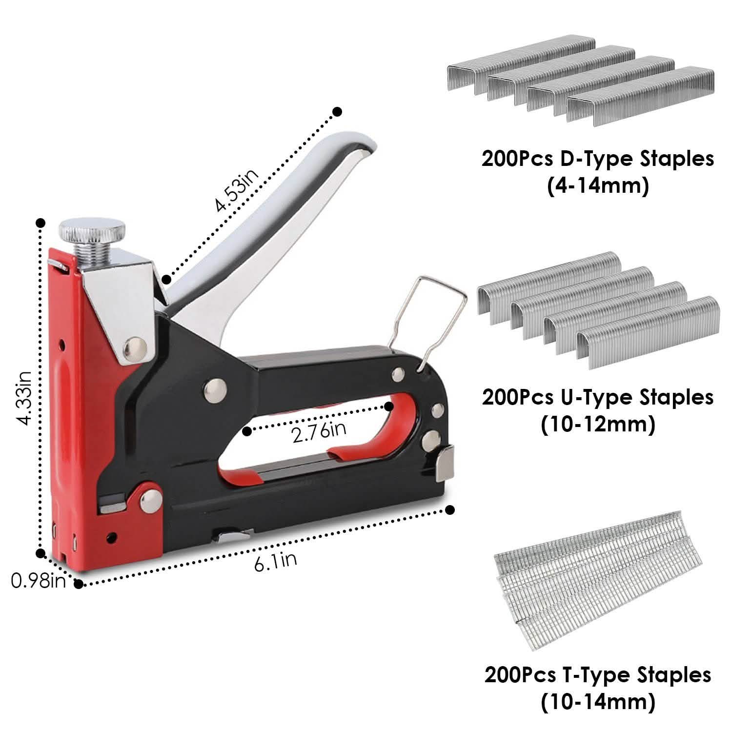 3-in-1 Heavy Duty Manual Nail Stapler Kit School, Office & Art Supplies - Tophatter Daily Deals