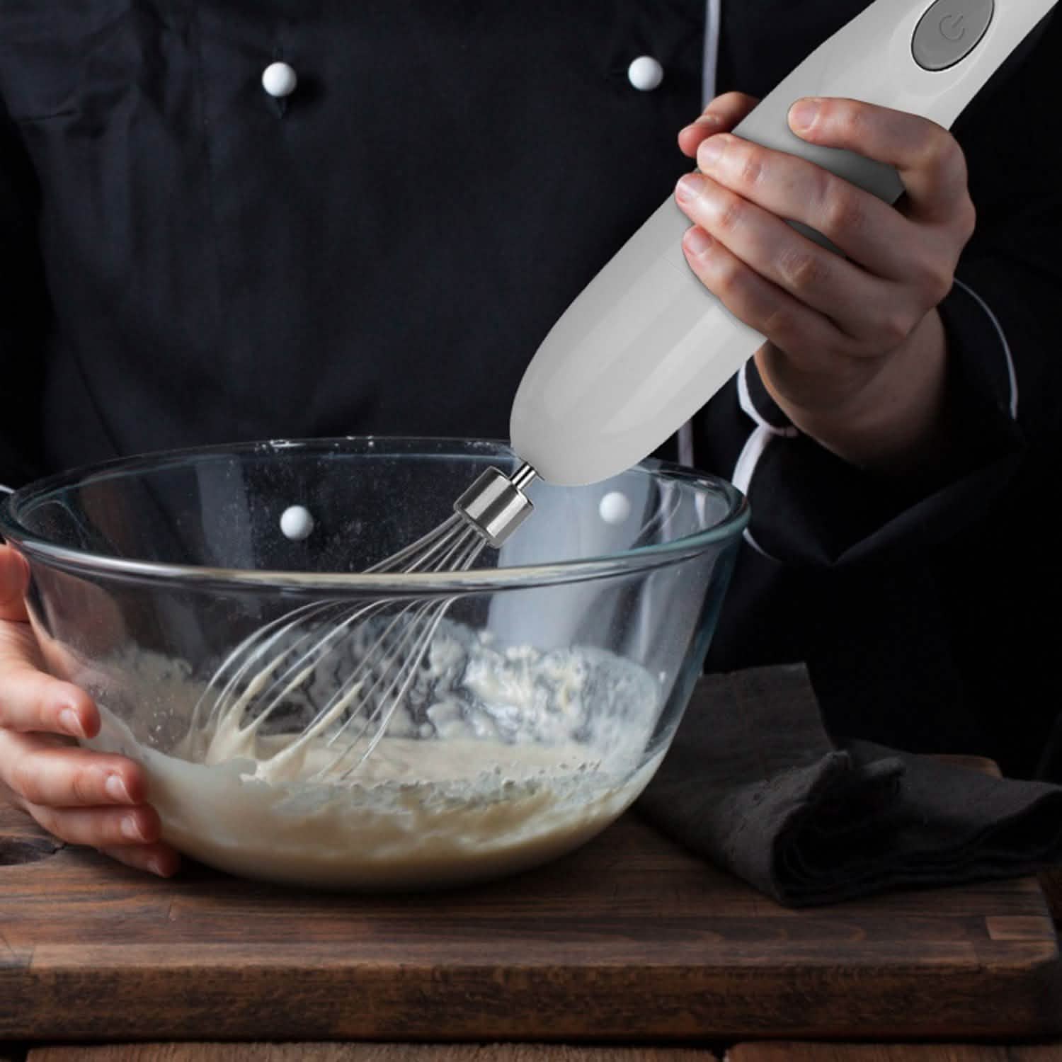 3-in-1 Immersion Hand Blender Multifunctional Stick Kitchen Appliances - Tophatter Daily Deals