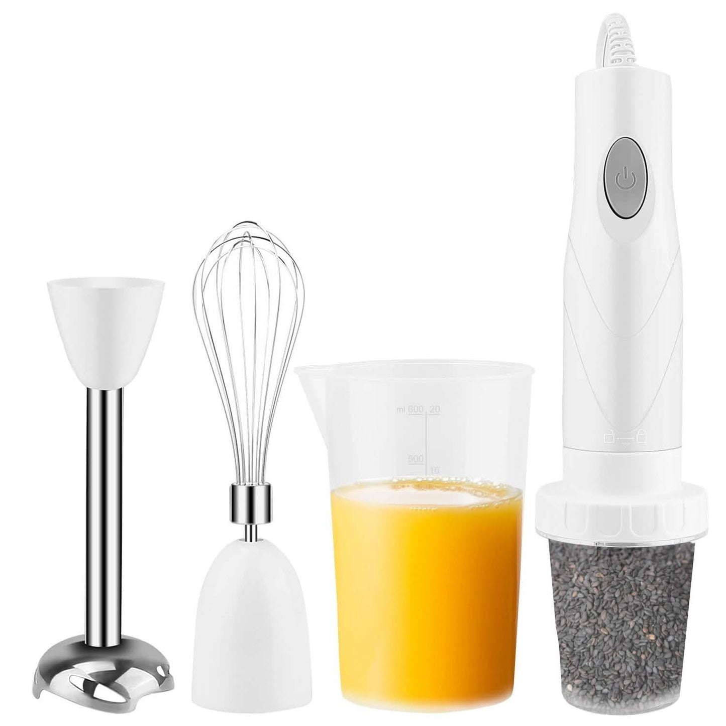 3-in-1 Immersion Hand Blender Multifunctional Stick Kitchen Appliances - Tophatter Daily Deals