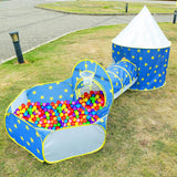 3-in-1 Kids Play Tent Ball Pit Set Toys & Games - Tophatter Daily Deals
