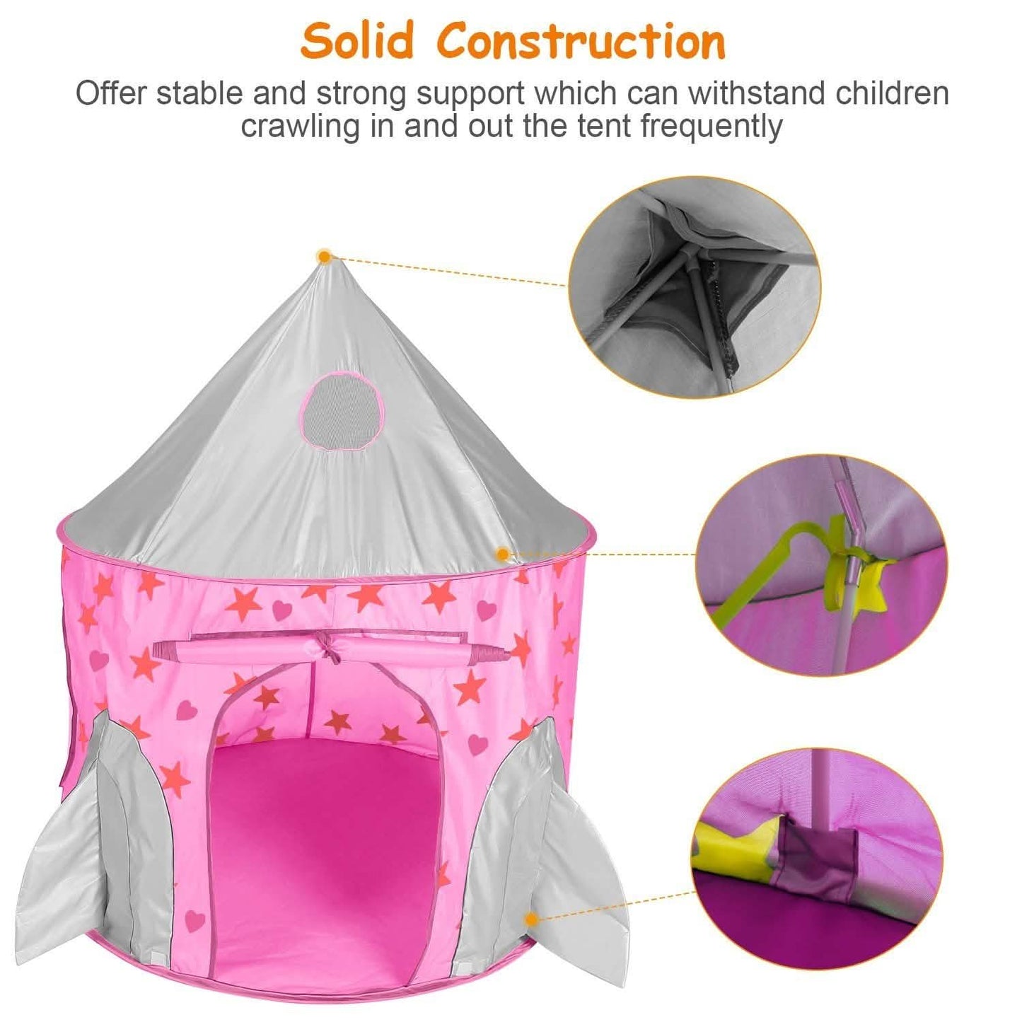 3-in-1 Kids Play Tent Ball Pit Set Toys & Games - Tophatter Daily Deals