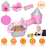 3-in-1 Kids Play Tent Ball Pit Set Toys & Games - Tophatter Daily Deals