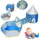 3-in-1 Kids Play Tent Ball Pit Set Toys & Games - Tophatter Daily Deals