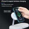 3-in-1 Magnetic Wireless Charger Charging Station - Tophatter Daily Deals