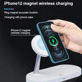 3-in-1 Magnetic Wireless Charger Charging Station - Tophatter Daily Deals