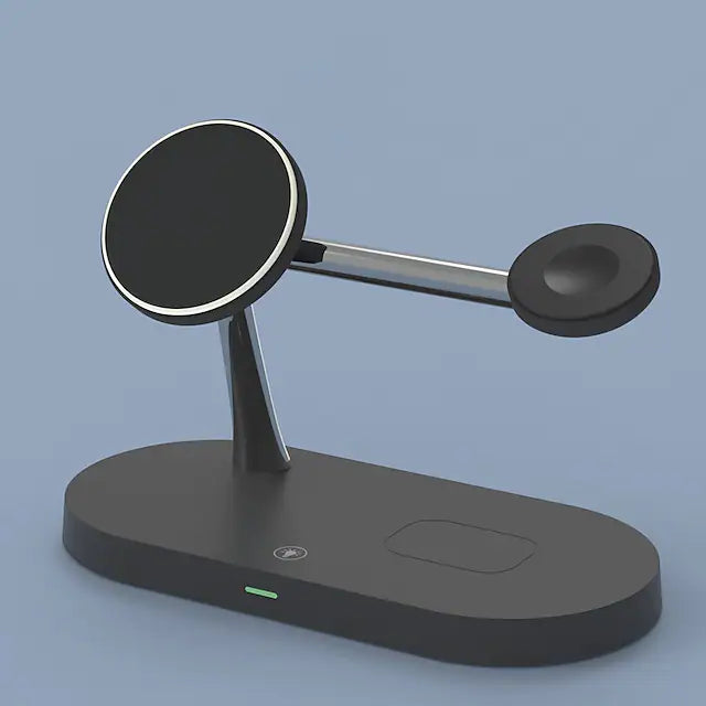 3-in-1 Magnetic Wireless Charger Charging Station - Tophatter Daily Deals
