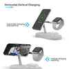 3-in-1 Magnetic Wireless Charger Charging Station - Tophatter Daily Deals