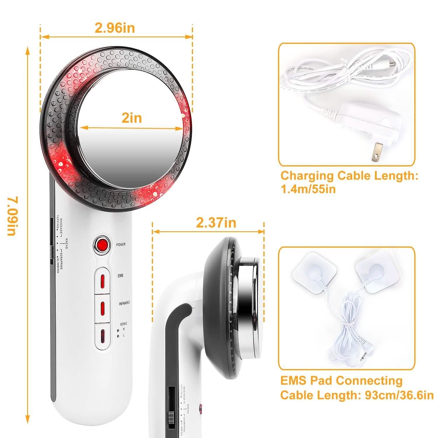 3-in-1 Multifunctional EMS Infrared Massager Fat Remover Beauty & Personal Care - Tophatter Daily Deals