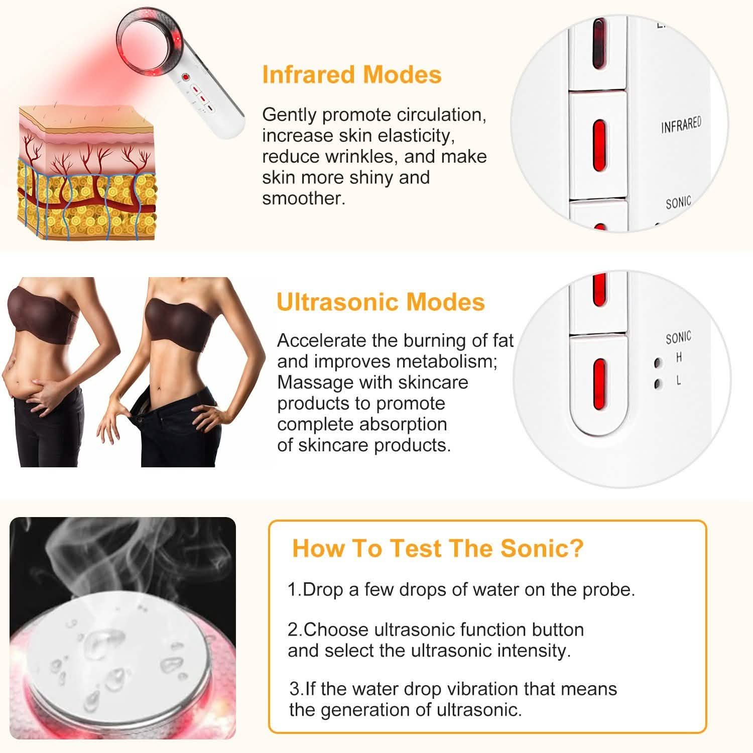 3-in-1 Multifunctional EMS Infrared Massager Fat Remover Beauty & Personal Care - Tophatter Daily Deals