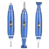 3-in-1 Nose Hair Eyebrow Beard Trimmer Men's Grooming - Tophatter Daily Deals