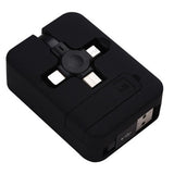 3-in-1 Portable Retractable Charging Cable Black Charging Cable - Tophatter Daily Deals