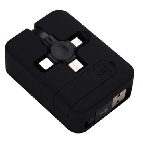 3-in-1 Portable Retractable Charging Cable