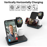 3-in-1 Qi-Certified 15W Fast Charging Station Charging Station - Tophatter Daily Deals