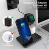 3-in-1 Qi-Certified 15W Fast Charging Station Charging Station - Tophatter Daily Deals