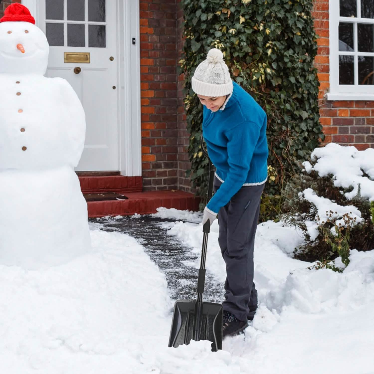 3-in-1 Snow Shovel Kit Brush Ice Scraper Automotive - Tophatter Daily Deals