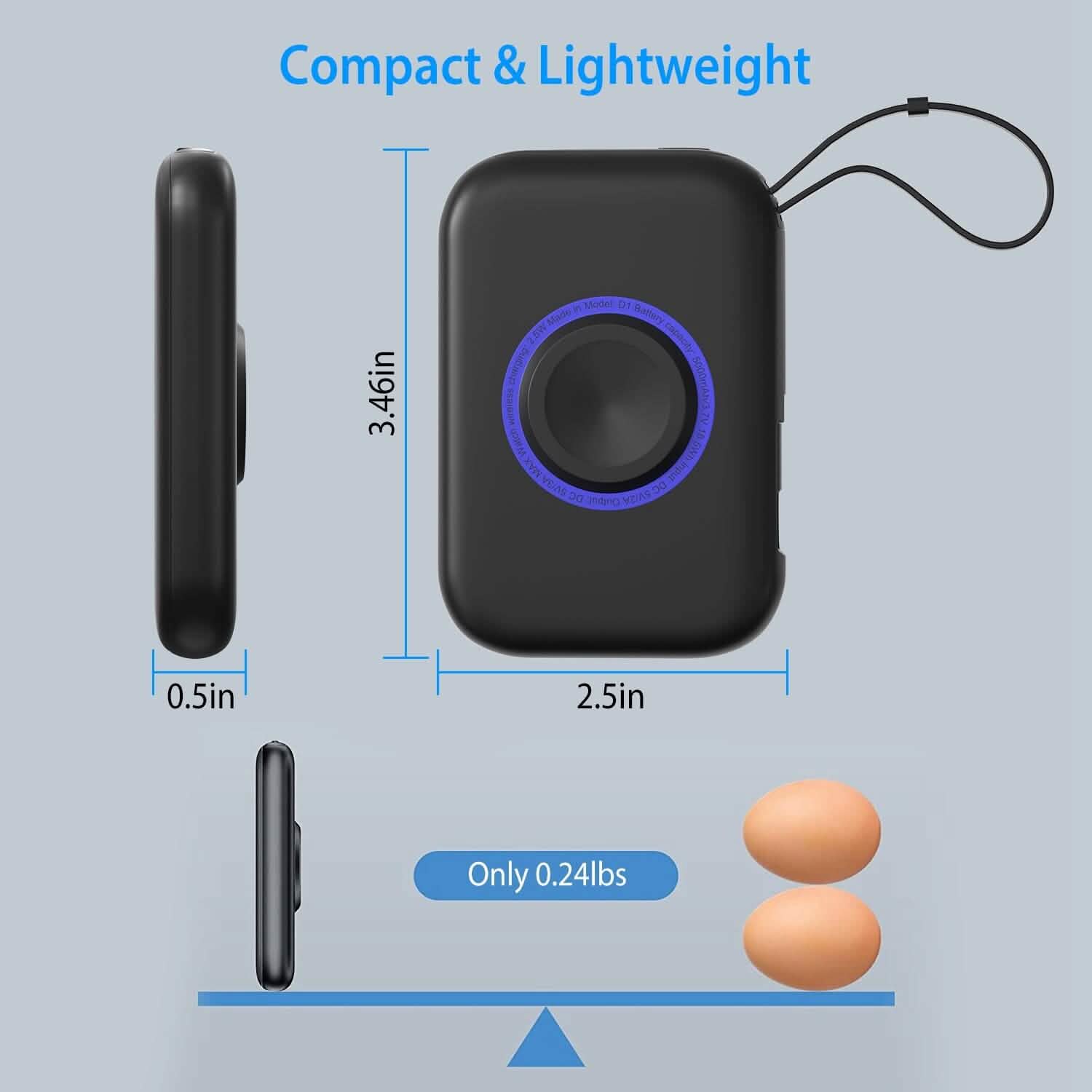 3-in-1 Wireless Charger Portable Magnetic Power Bank Mobile Accessories - Tophatter Daily Deals