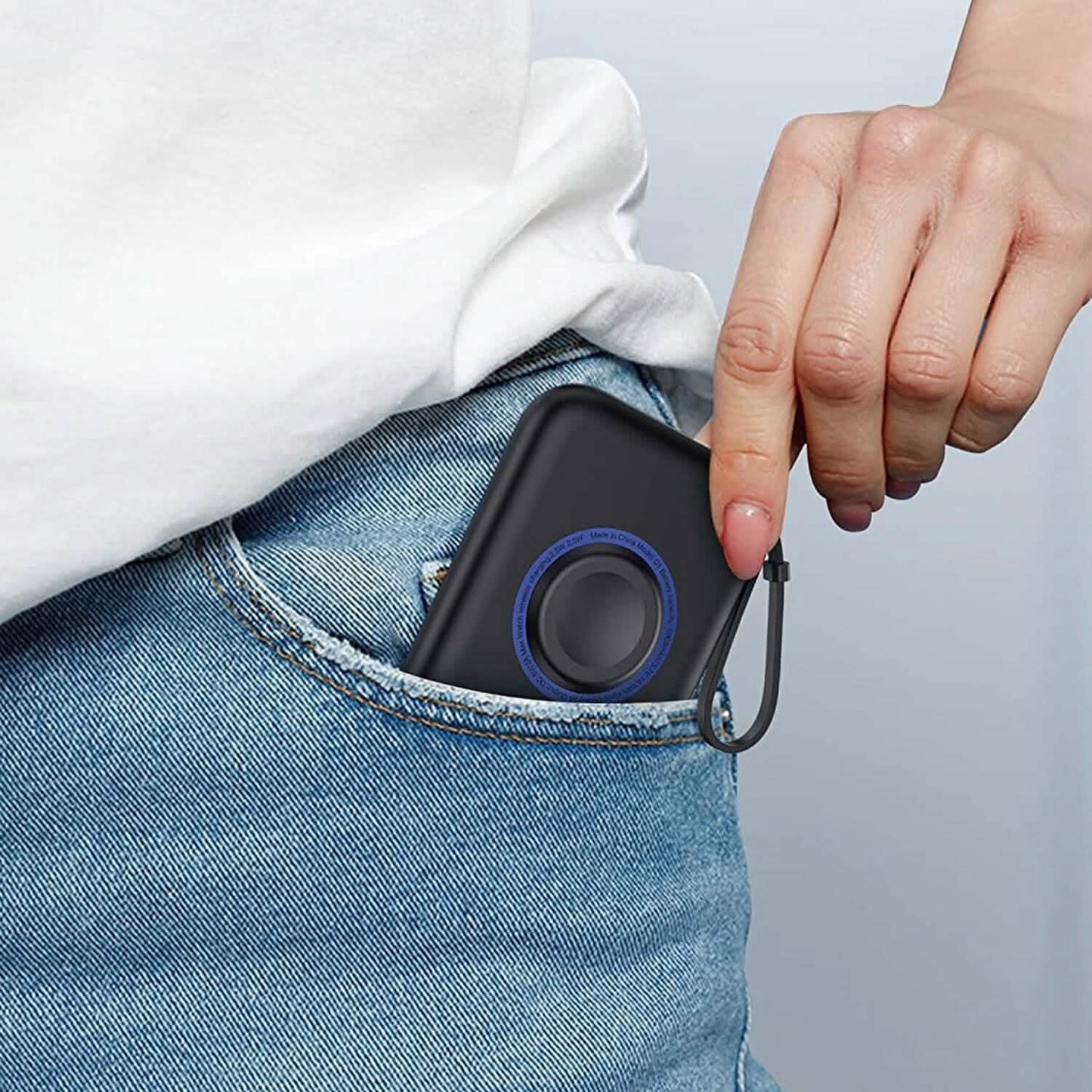 3-in-1 Wireless Charger Portable Magnetic Power Bank Mobile Accessories - Tophatter Daily Deals