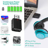 3-in-1 Wireless V5.0 USB Audio Transmitter Receiver Audio Accessories - Tophatter Daily Deals