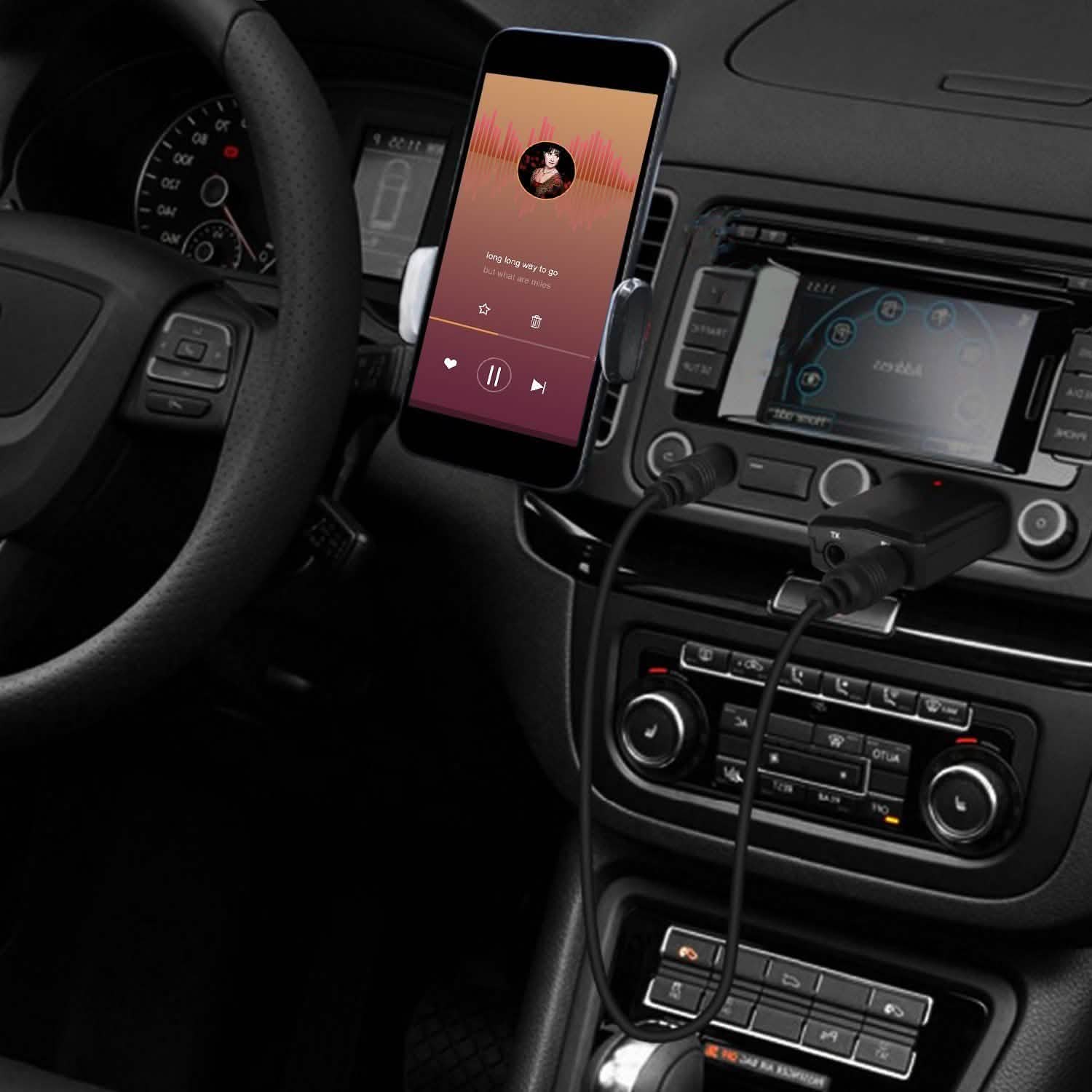 3-in-1 Wireless V5.0 USB Audio Transmitter Receiver Audio Accessories - Tophatter Daily Deals