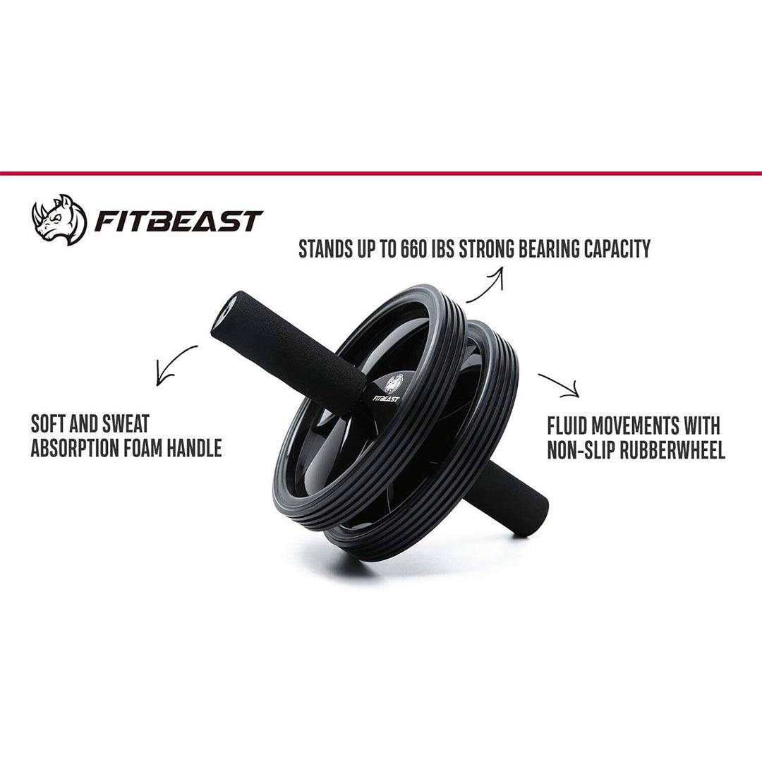 Core Training Kit - 5pc Core Training Kit Ab Roller Push Up Skipping Rope Fitness Hand Grip Exercise Exercise & Fitness - Tophatter Daily Deals