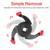 3 Jaw Oil Filter Adjustable Removal Tool Automotive - Tophatter Daily Deals